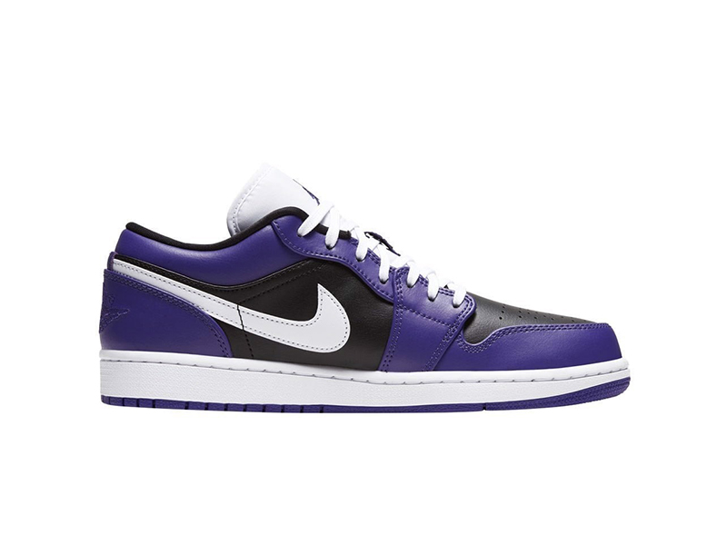 Air Jordan 1 Low Court Purple Black