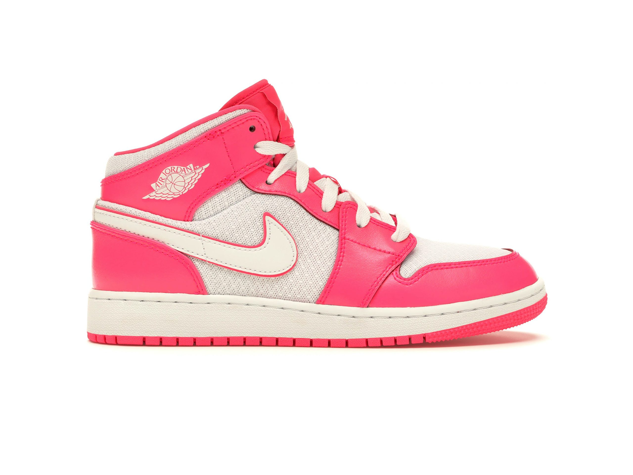 Nike air Jordan 1 Mid Hyper Pink White