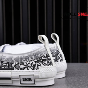 Dior B23 Slip On Sneaker Black White Embroidery