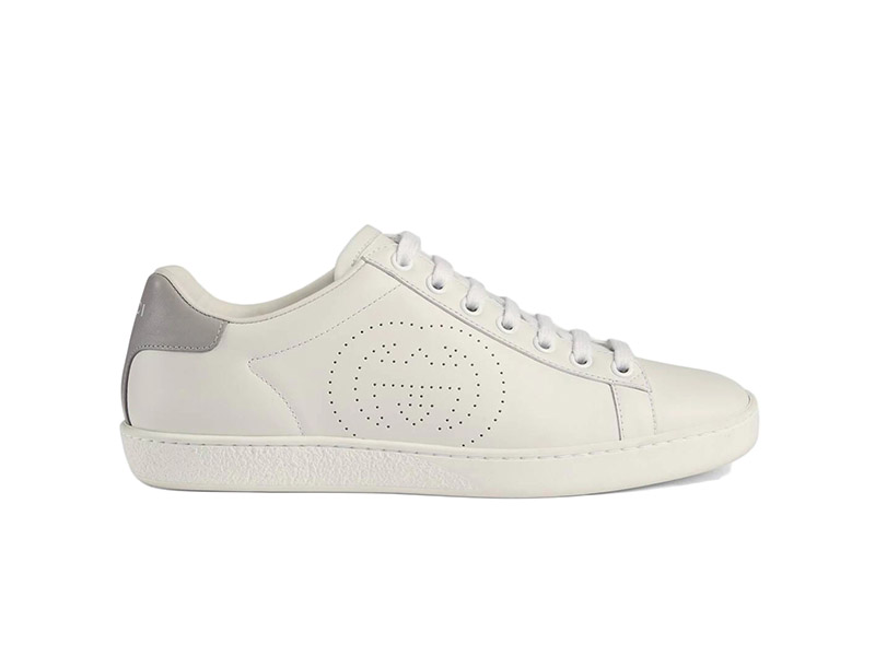 Gucci Ace Perforated Interlocking G (W)