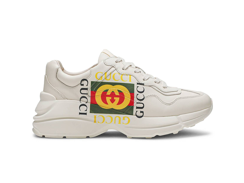 Gucci Rhyton Leather Sneaker Vintage Logo