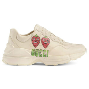 Gucci Rhyton Strawberry Print Sneakers