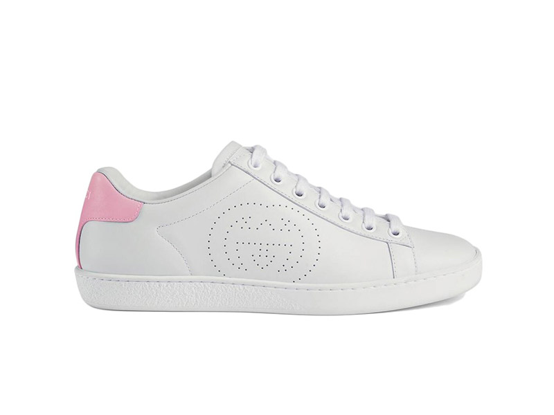 Gucci Wmns Ace ‘Interlocking G White Pink’