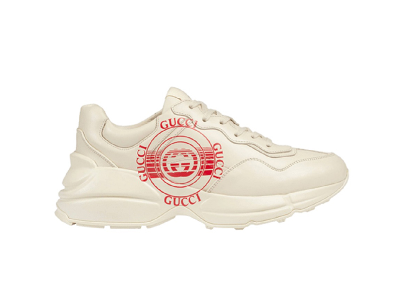 Gucci Wmns Rhyton ‘Gucci Disk Print Ivory’