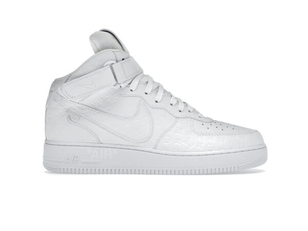 Louis Vuitton And Nike "Air Force 1" Mid By Virgil Abloh Mid 'White'
