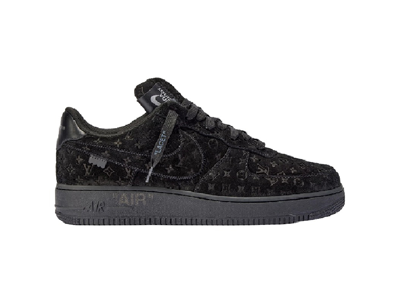 Nike Air Force 1 X Louis Vuitton Low 'Triple Black'