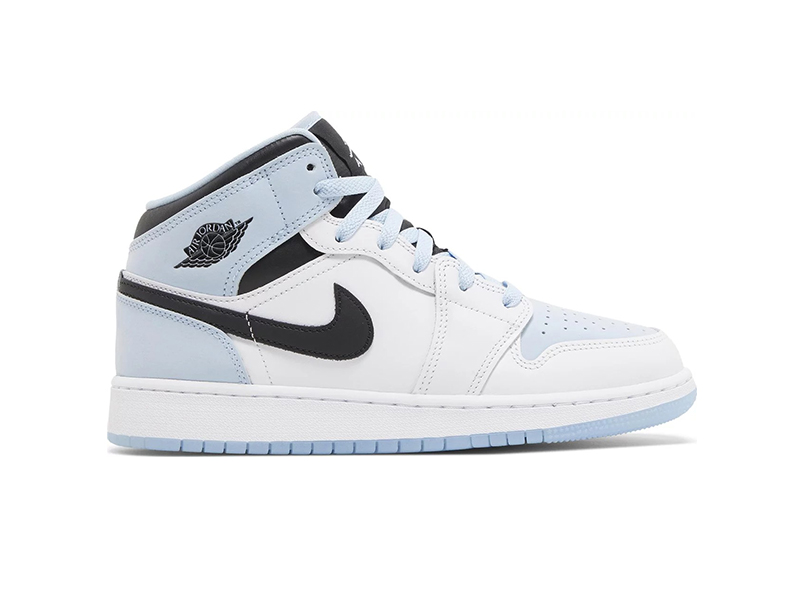 Nike Air Jordan 1 Mid SE GS ‘White Ice Blue’