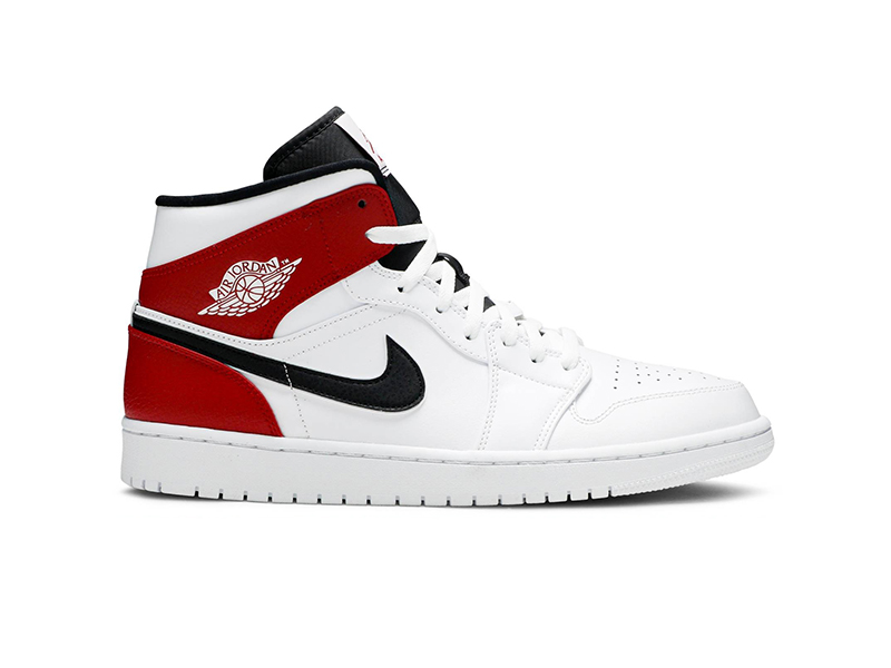 Nike Air Jordan 1 Mid 'White Chicago Remix'