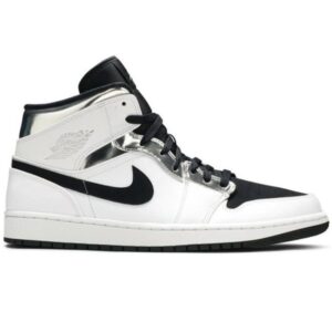 Nike Air Jordan 1 Mid ‘White Silver’