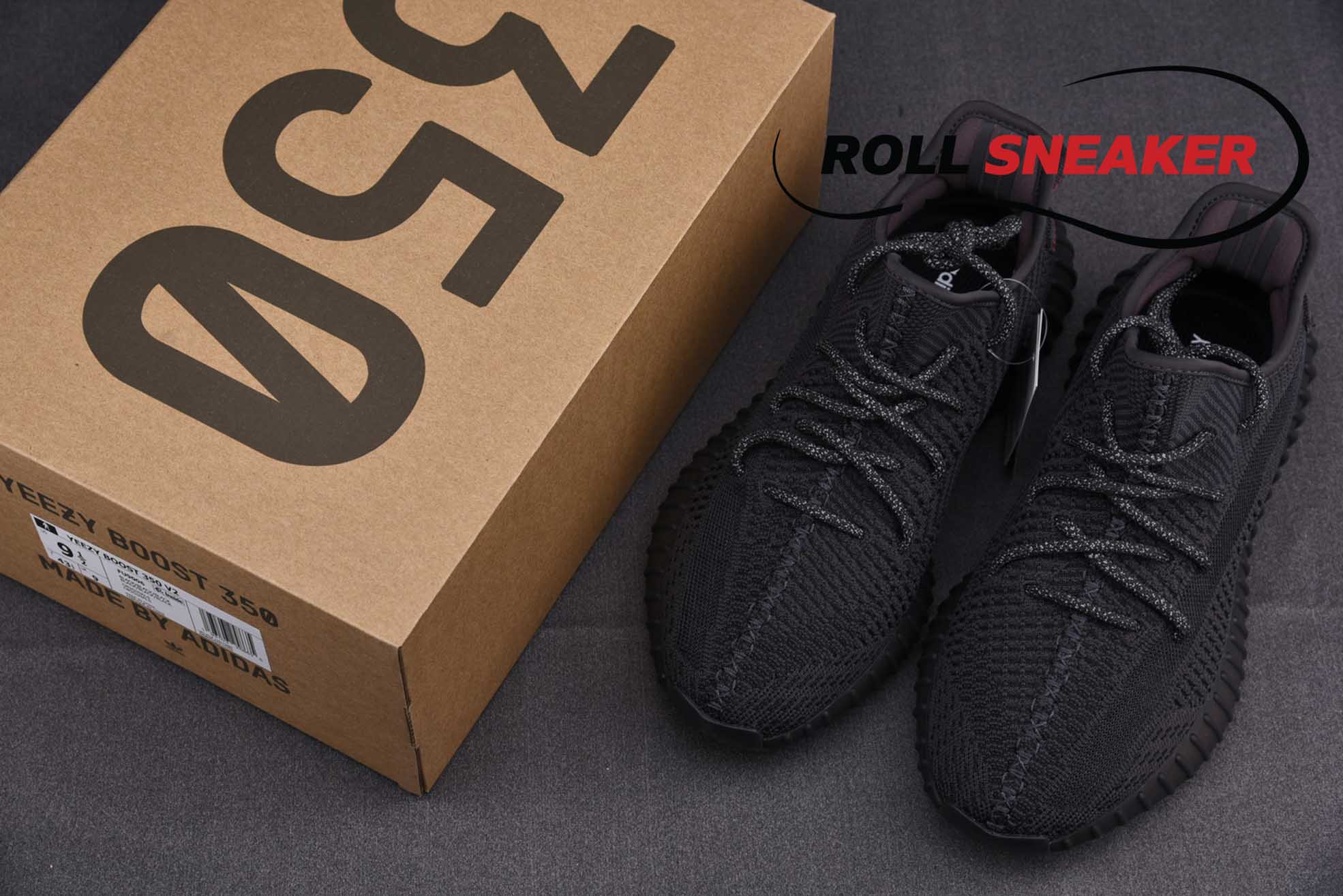 Adidas Yeezy 350 V2 Static Black Non Reflective