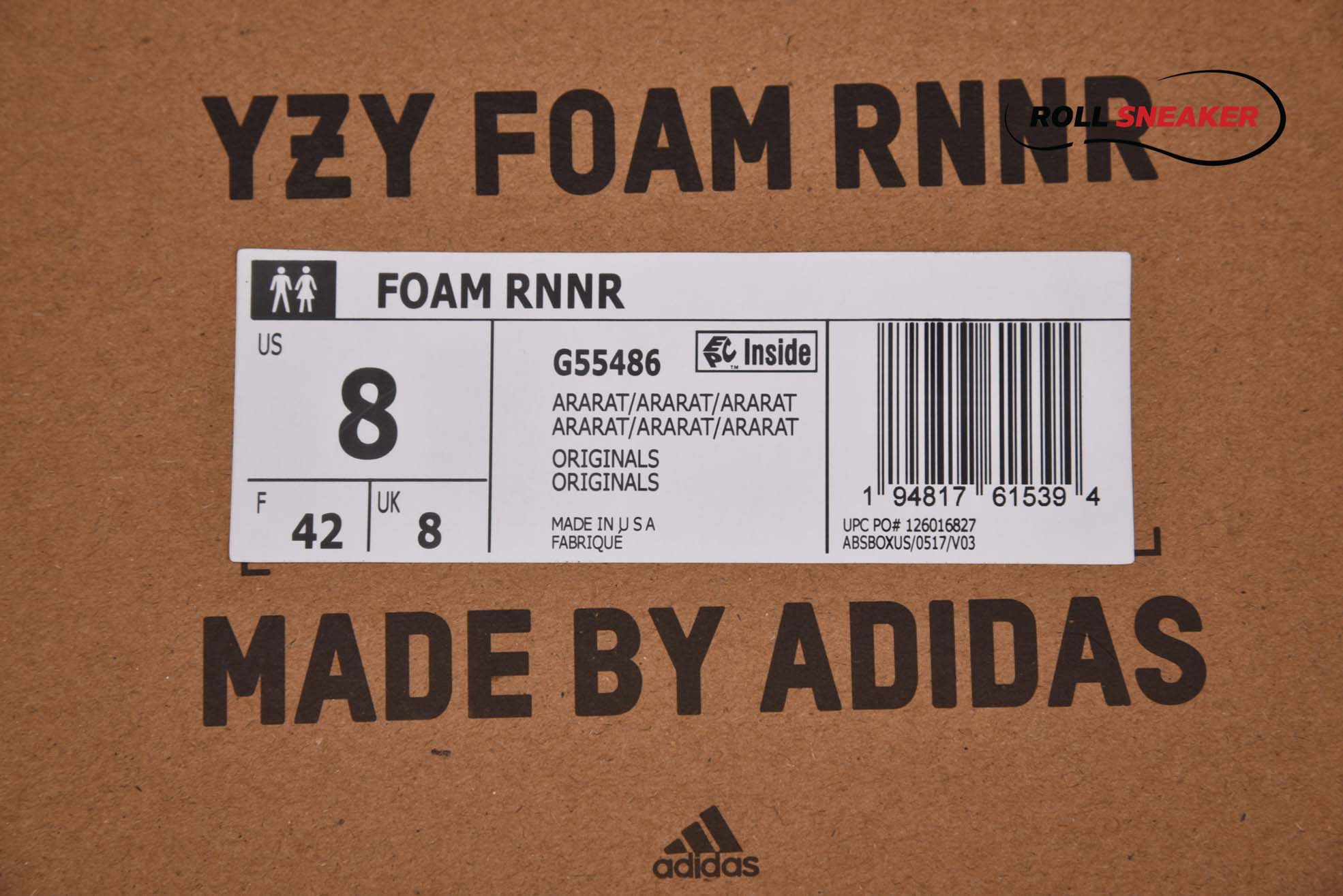 Adidas Yeezy Foam Runner màu trắng
