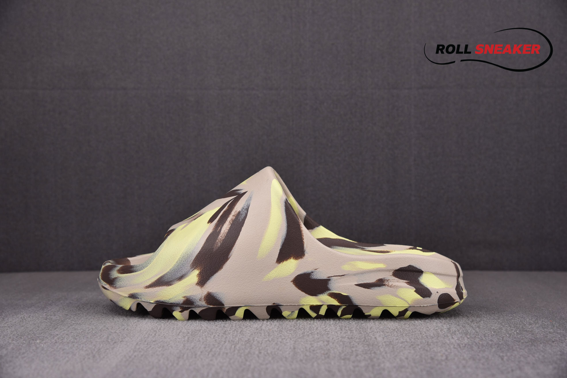 Adidas Yeezy Slide Enflame Oil Painting Ink Yellow 