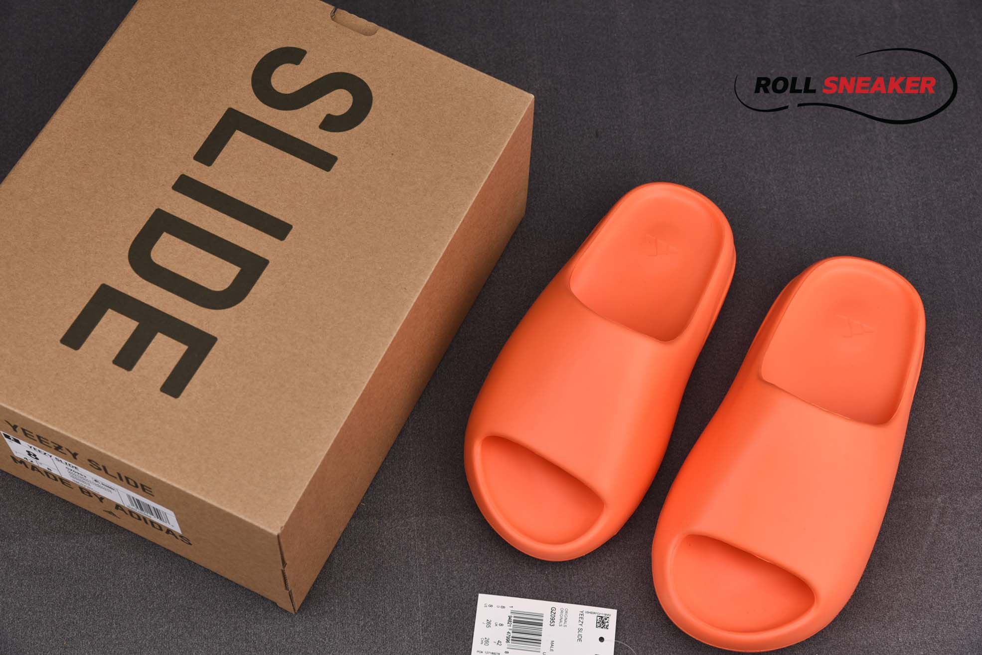 Adidas Yeezy Slides Enflame Orange – Cam
