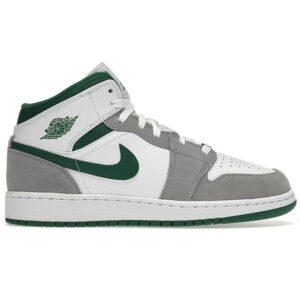 Nike Air Jordan 1 Mid ‘Light Smoke Grey Pine Green’