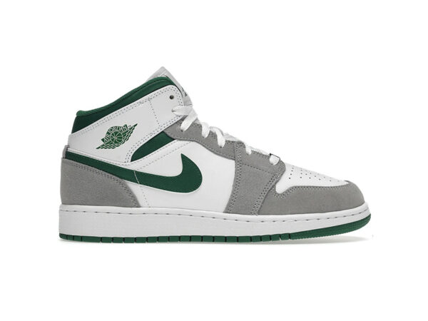 Nike Air Jordan 1 Mid ‘Light Smoke Grey Pine Green’