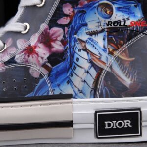 Dior B23 High Canvas Sorayama Dinosaur Navy