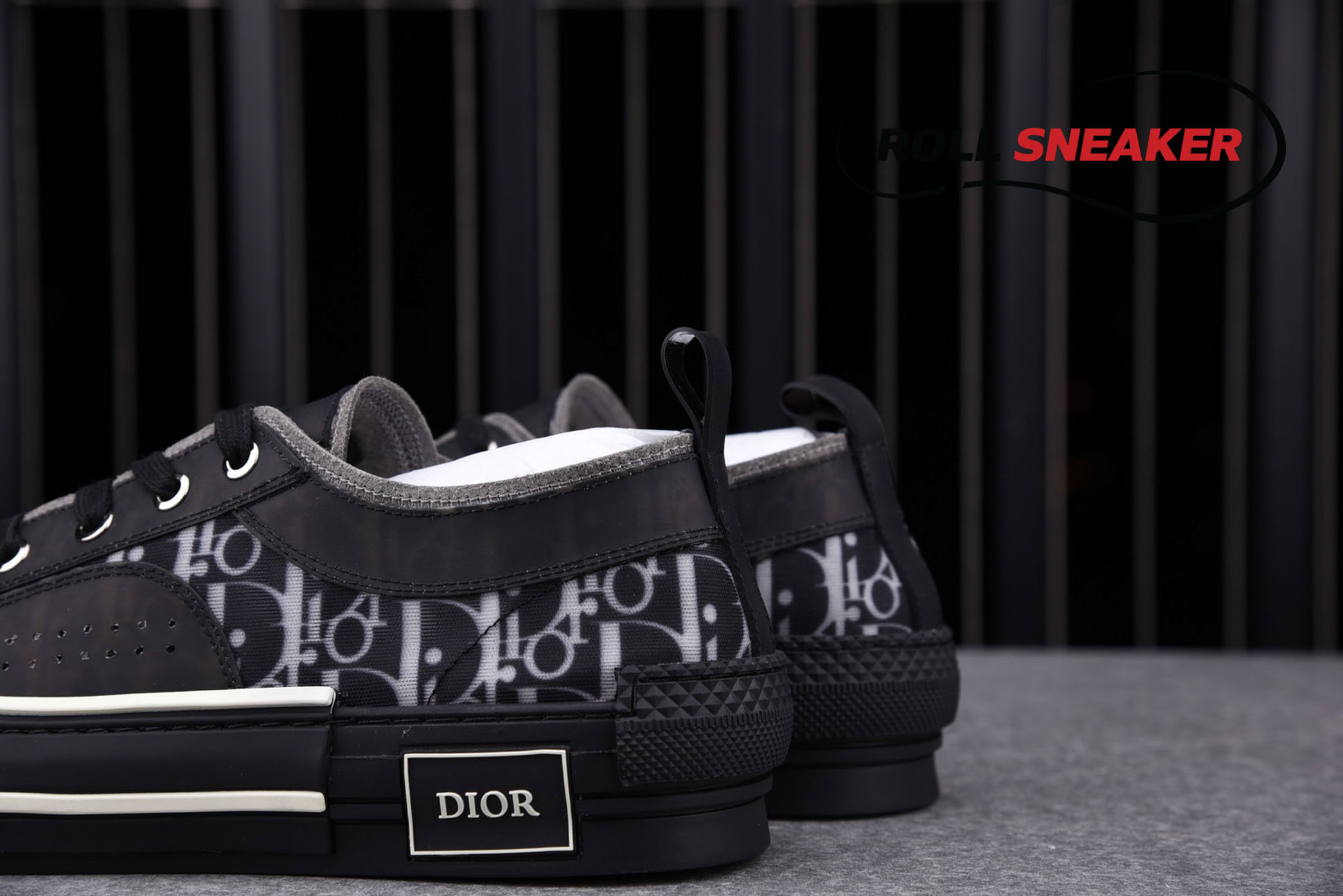 Dior B23 Low ‘Black Calfskin Dior’ 