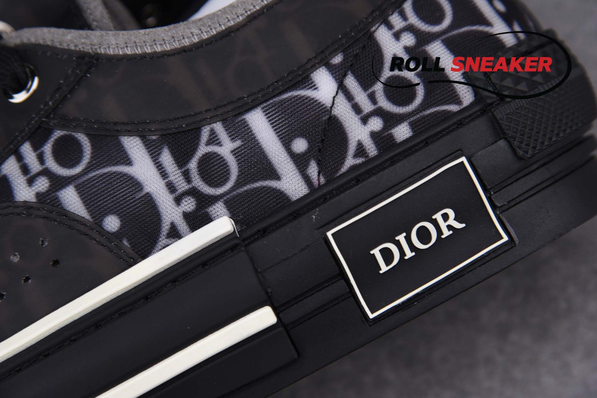 Dior B23 Low ‘Black Calfskin Dior’ 