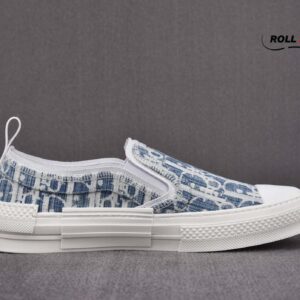 Dior B23 Low Blue Oblique Kasuri Jacquard