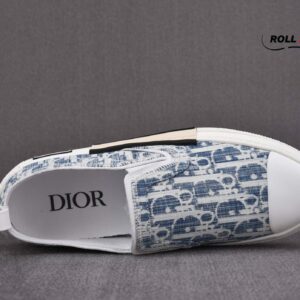 Dior B23 Low Blue Oblique Kasuri Jacquard