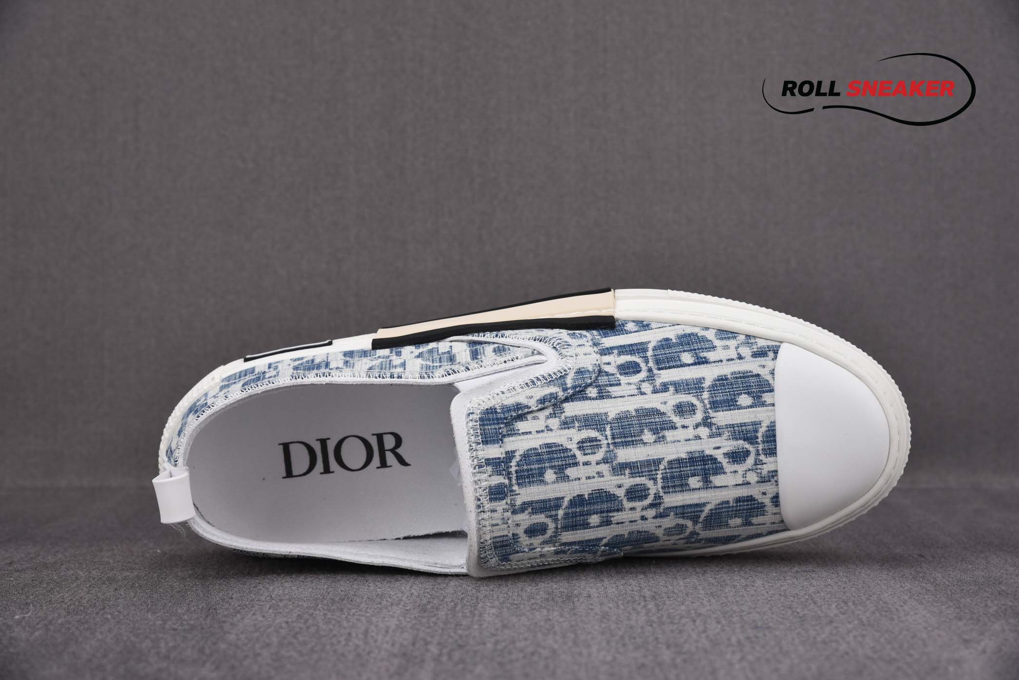 Dior B23 Low Blue Oblique Kasuri Jacquard 