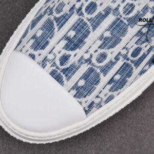 Dior B23 Low Blue Oblique Kasuri Jacquard