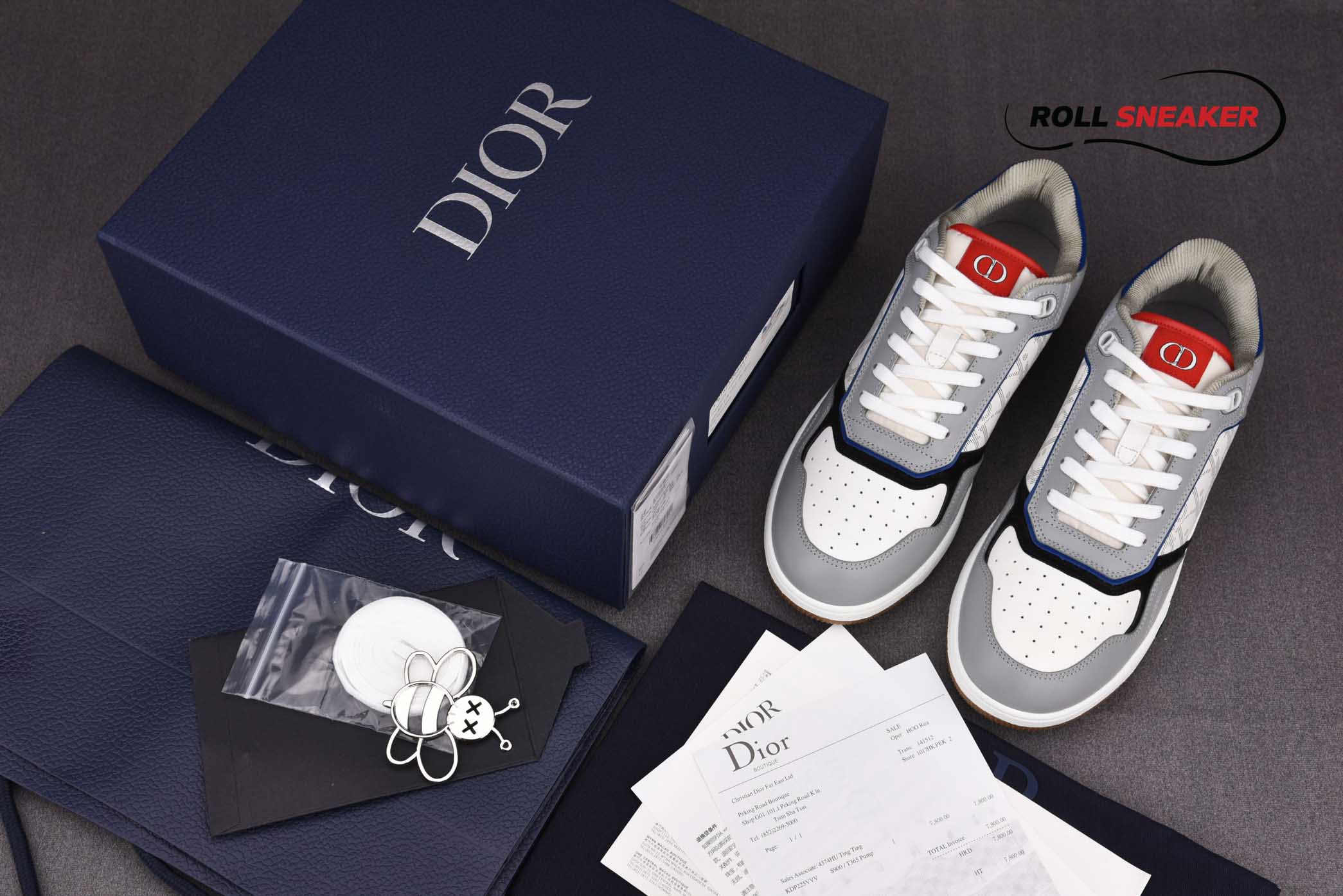 Dior B27 Low ‘Dior Oblique Galaxy Grey Blue’