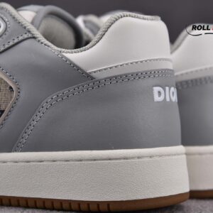 Dior B27 Low Gray White họa tiết vải Oblique Jacquard