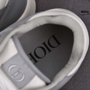 Dior B27 Low Gray White họa tiết vải Oblique Jacquard