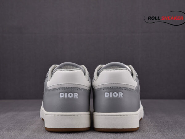 Dior B27 Low Gray White họa tiết vải Oblique Jacquard