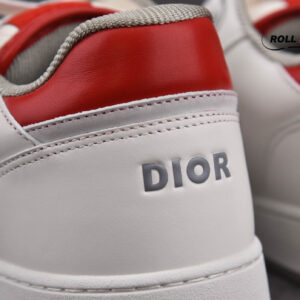 Dior B27 Low White Red họa tiết Dior Oblique Galaxy