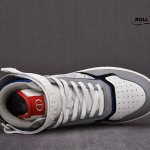 Dior B27 Mid-Top Sneaker Blue, Gray and White