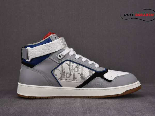Dior B27 Mid-Top Sneaker Blue, Gray and White
