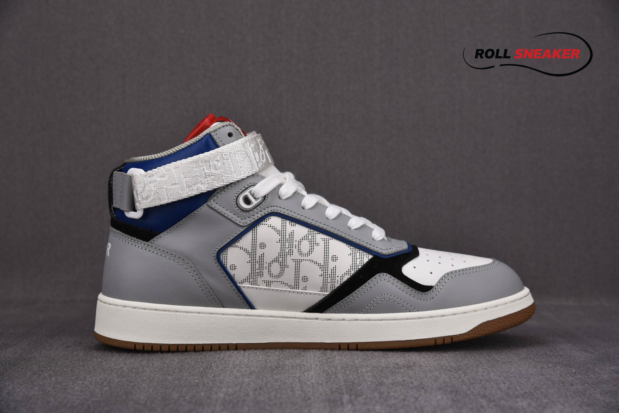 Dior B27 Mid-Top Sneaker Blue, Gray and White