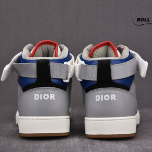 Dior B27 Mid-Top Sneaker Blue, Gray and White