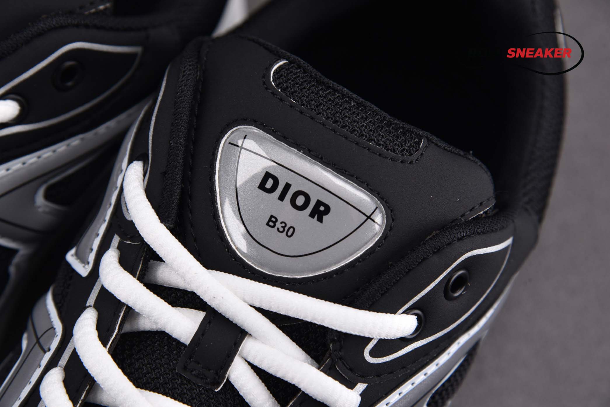 Dior B30 Sneaker Black Mesh and Technical Fabric 