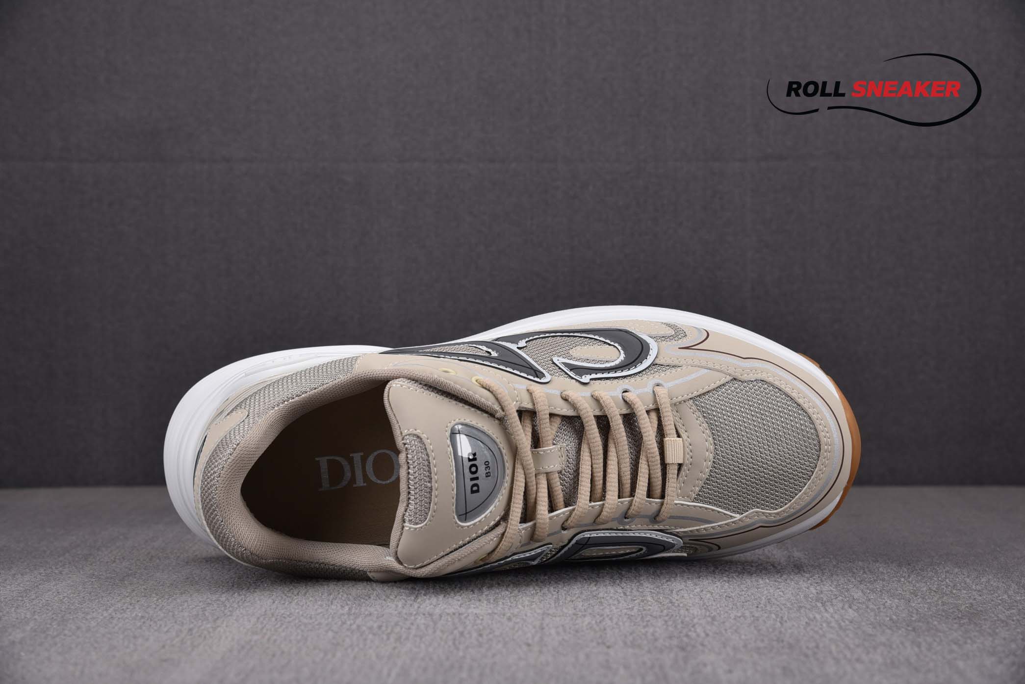 Dior B30 Sneaker Cream Mesh and Technical Fabric 