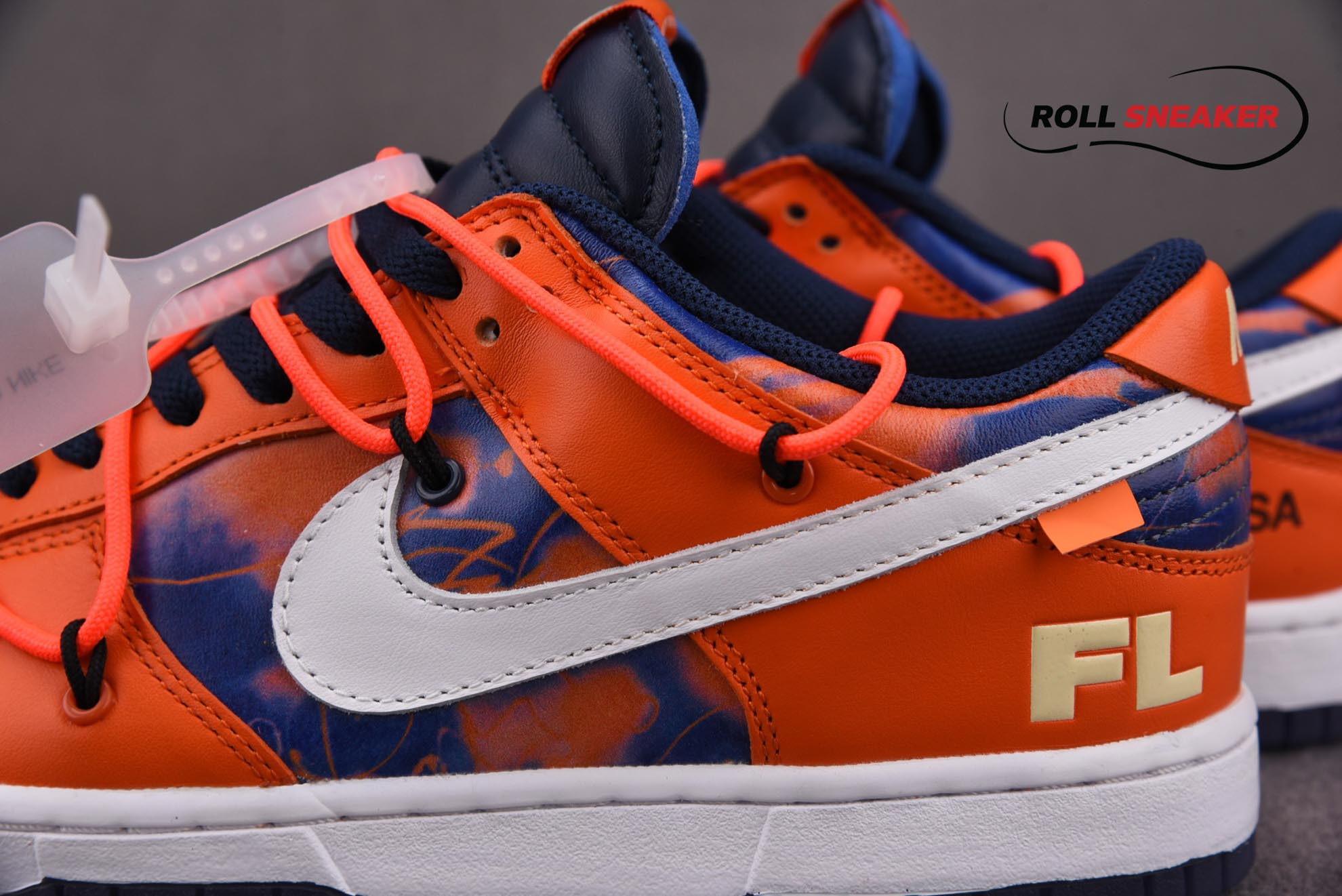 Futura x Off-White x Nike SB Dunk Low “Orange”