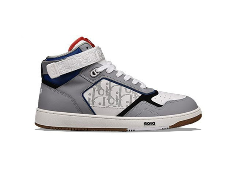 Dior B27 Mid-Top Sneaker Blue, Gray and White