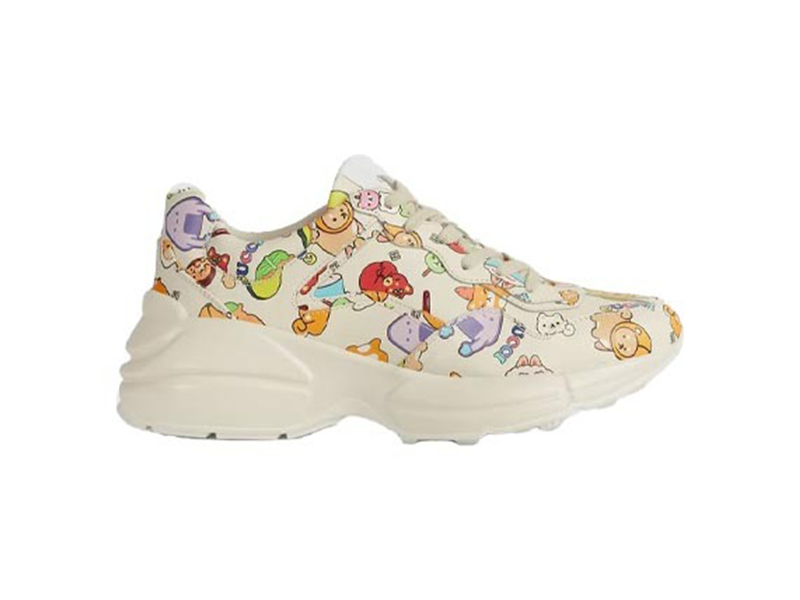 Gucci Rhyton Sneaker With Animal Print Pikarar