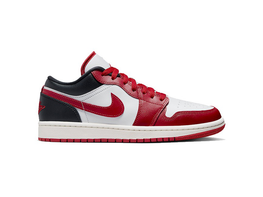 Nike Air Jordan 1 Low White Gym Red Black