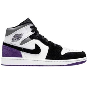 Nike air Jordan 1 Mid SE Purple Heel