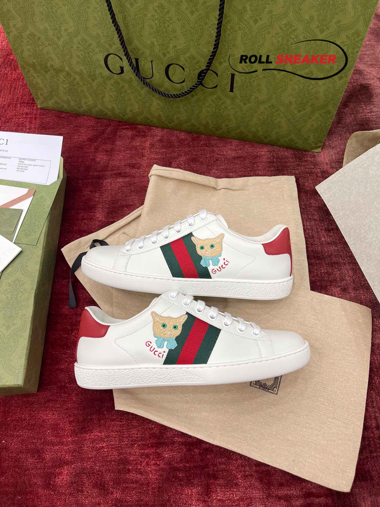 gucci ace cat 15