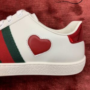 Gucci Ace Embroidered Hearts