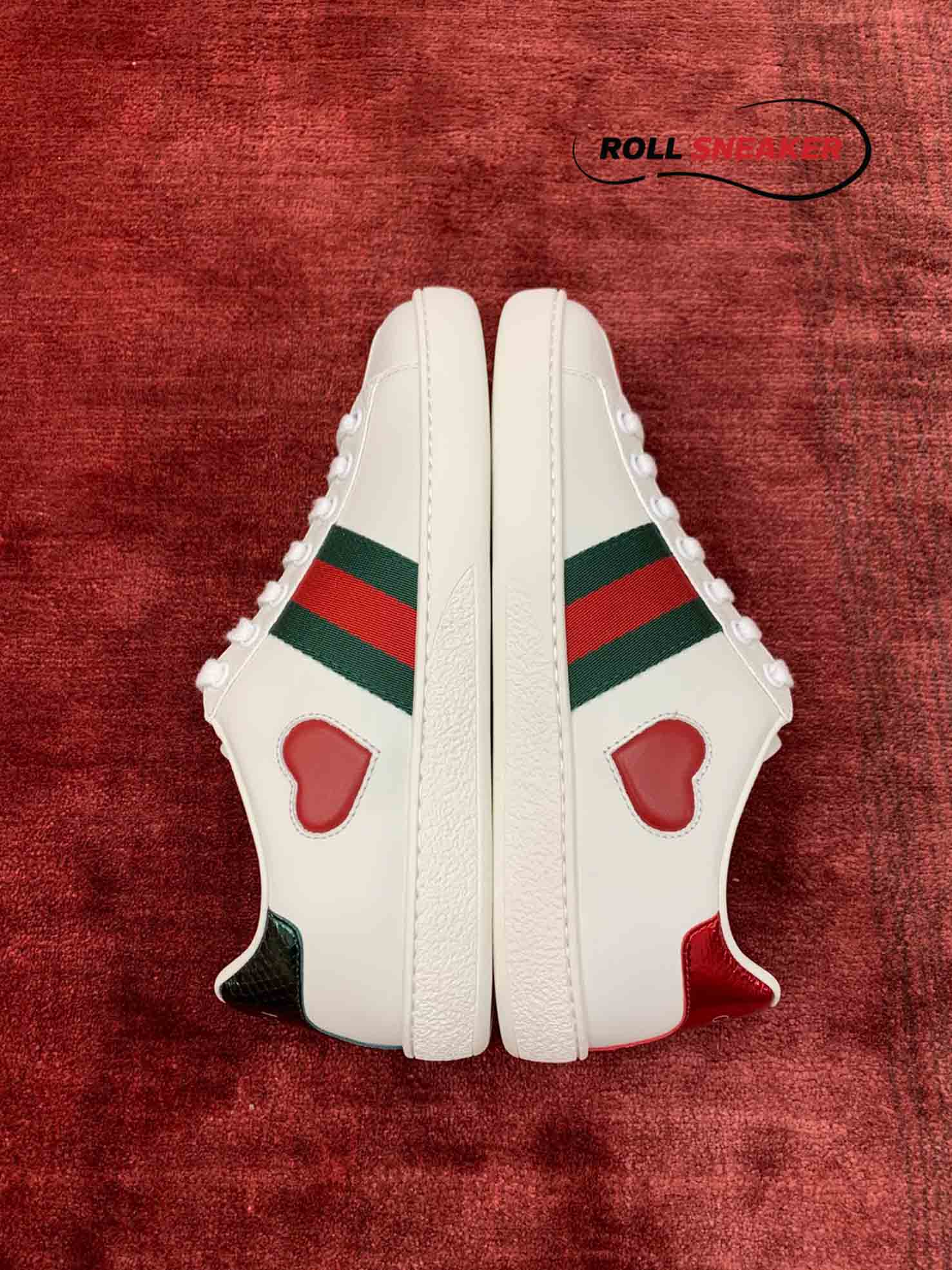 Gucci Ace Embroidered Hearts - Roll Best