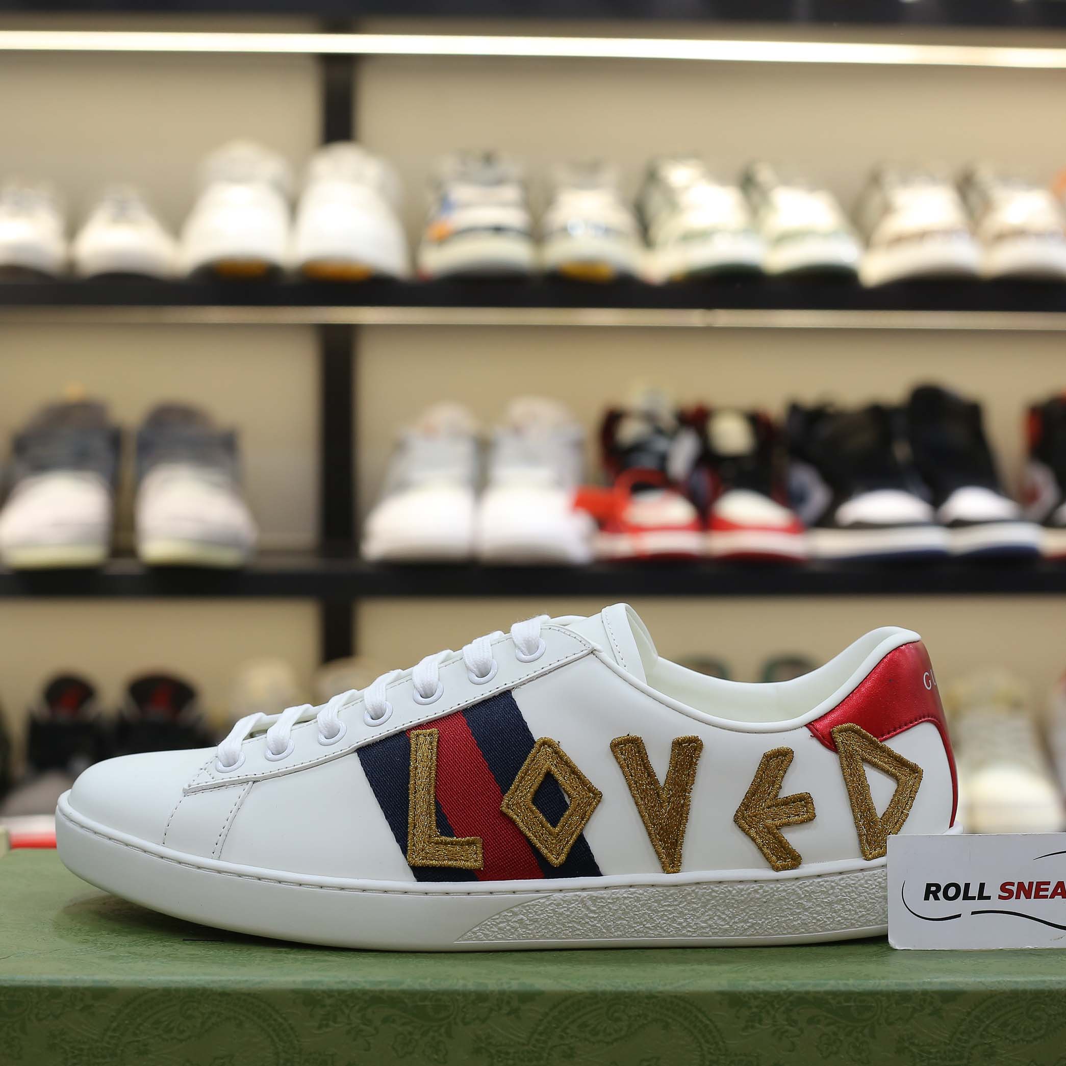 Gucci Ace Embroidered Love 