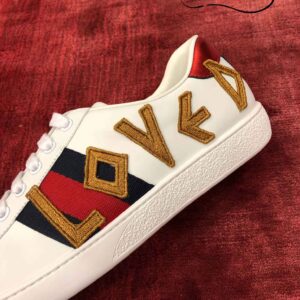 Gucci Ace Embroidered Love