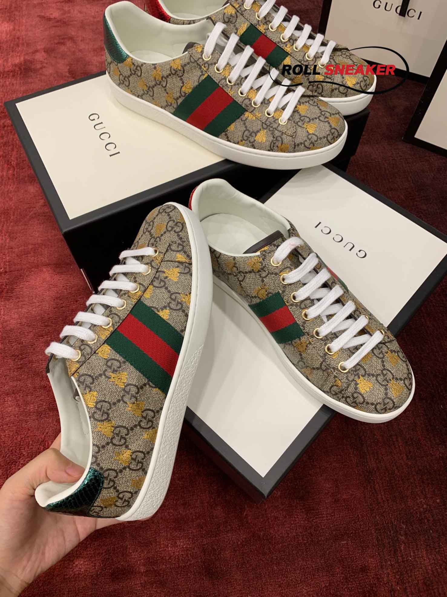 Gucci Ace GG Supreme Bees 