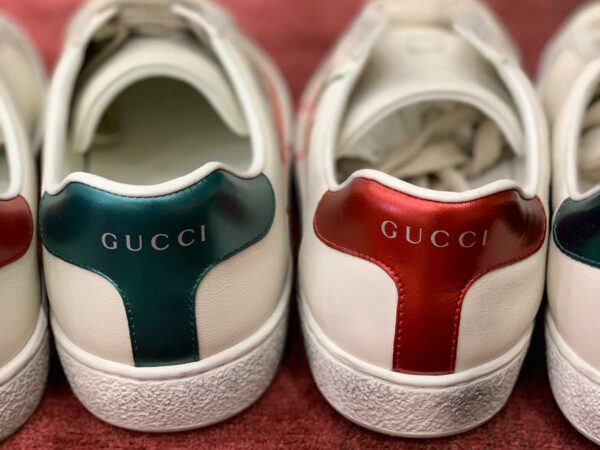 Gucci Ace ‘Gucci Blade Distressed White