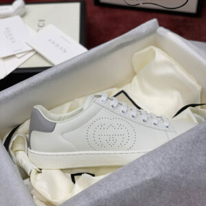 Gucci Ace Perforated Interlocking G (W)